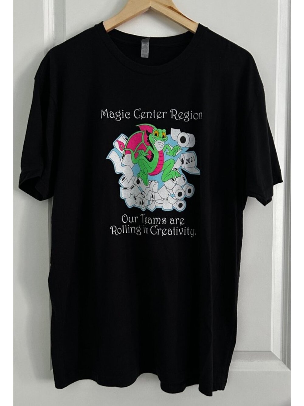 Odyssey Of The Mind 2021 XL Black T-Shirt Tee Magic Center Region